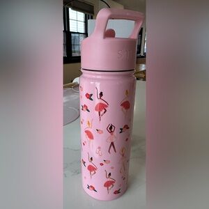 Simple Modern Summit Kids Water Bottle with Straw Lid  Pink Ballerina 18oz